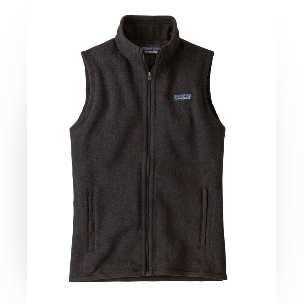 Patagonia black fleece vest